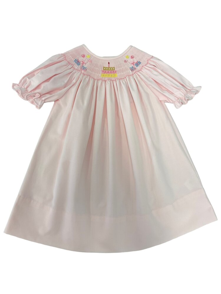 Sweet Dreams Happy Birthday Smocked Dress