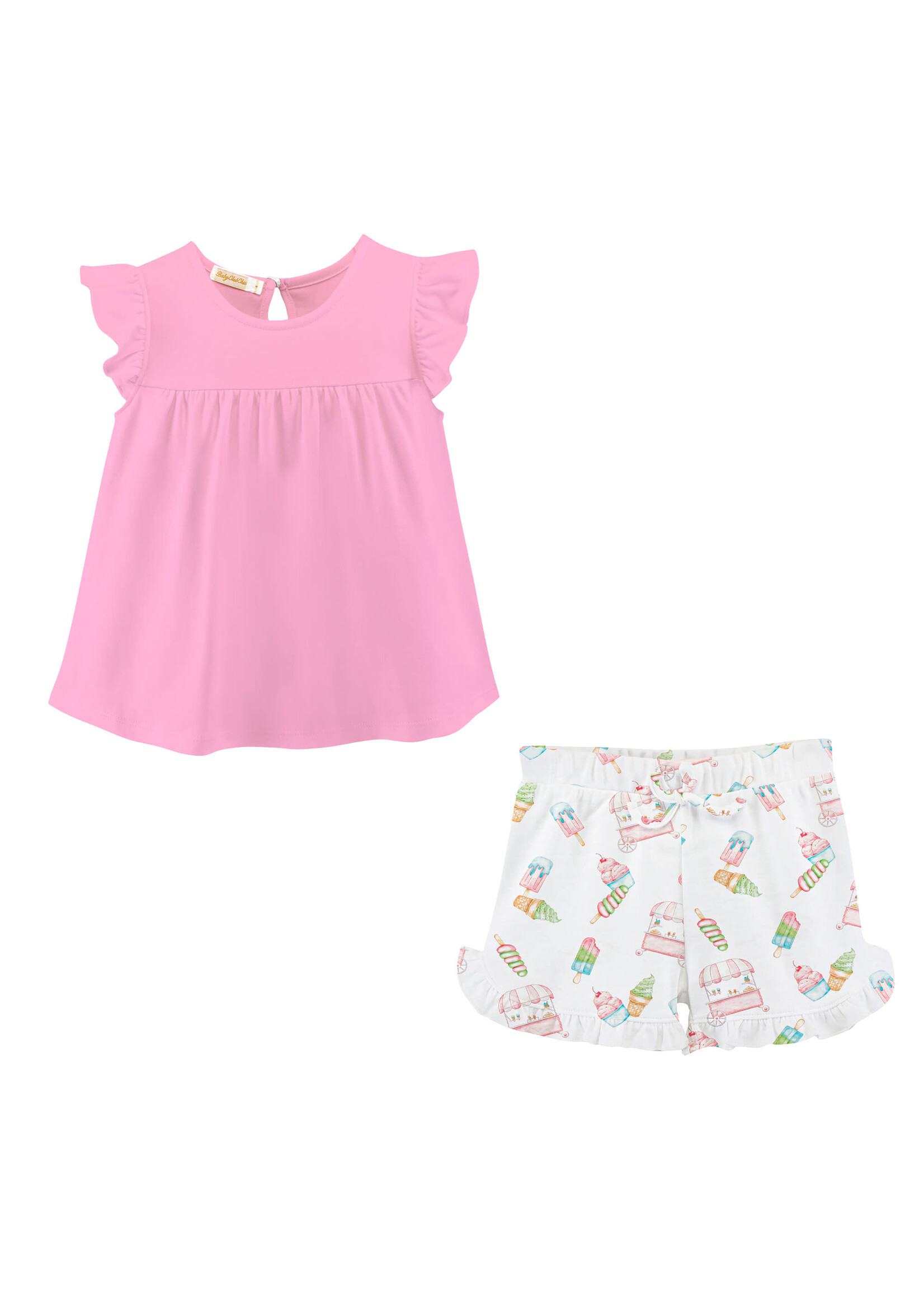 Baby Club Chic Icepops Tee and Short Set