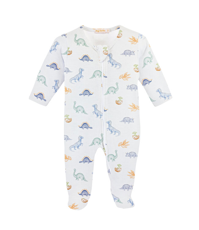 Baby Dinos Zipper Footie