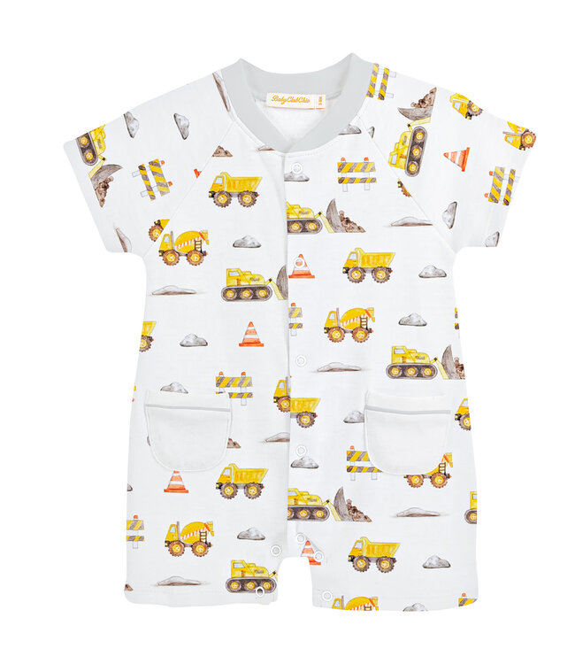 Construction Trucks Romper