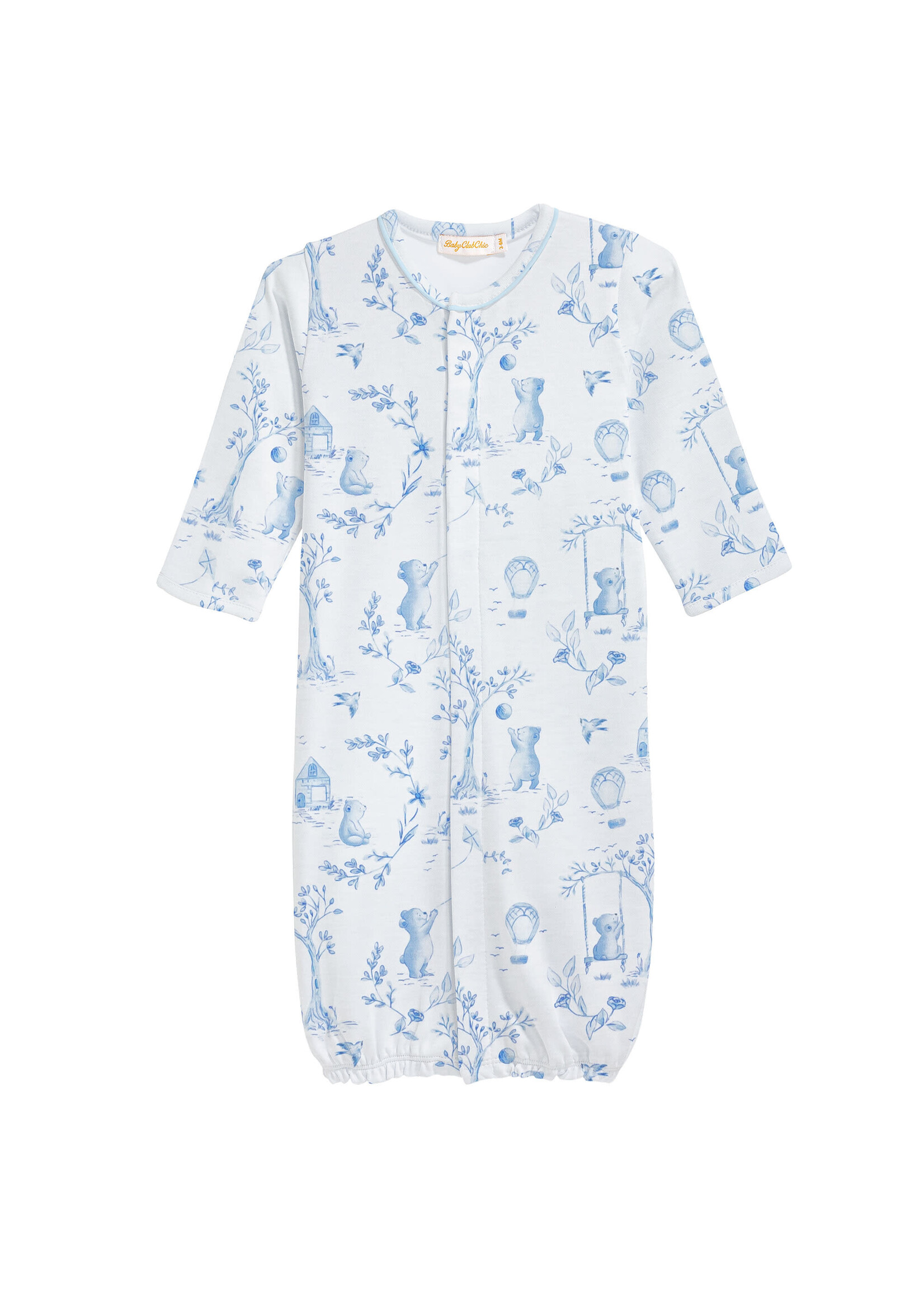 Baby Club Chic Toile De Juoy - Blue Convertible Gown