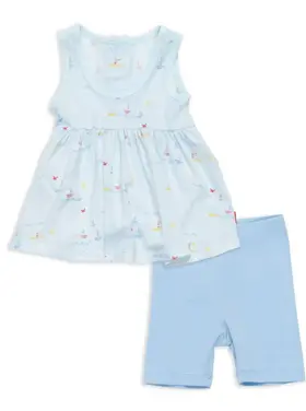 Magnetic Me Sail Ebrate Top & Biker Short