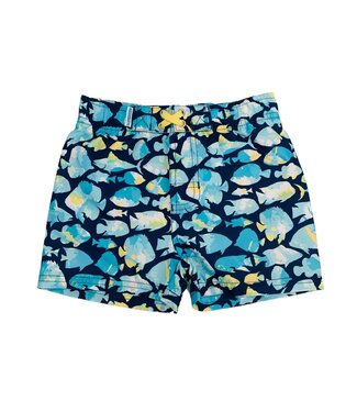 RuffleButts + RuggedButts Fish Friends Swim Trunks