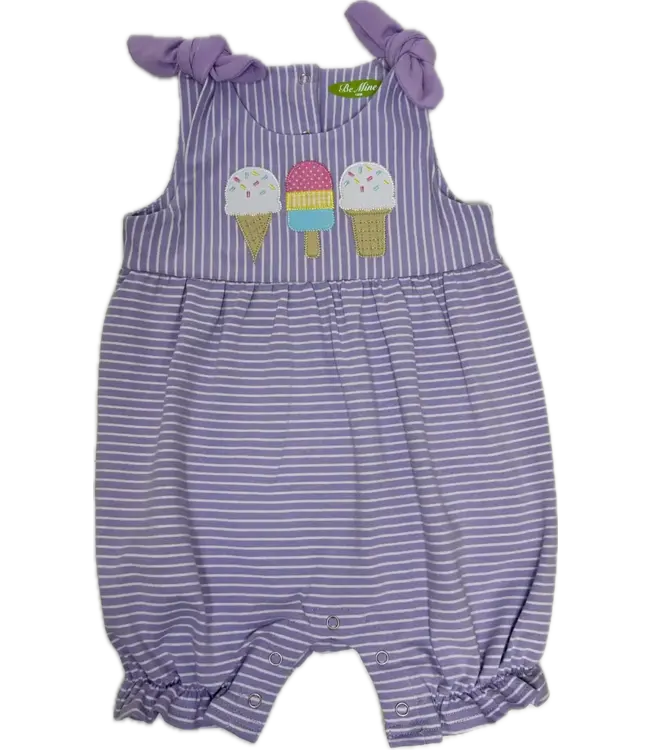 Ice Cream Cones Girls Romper