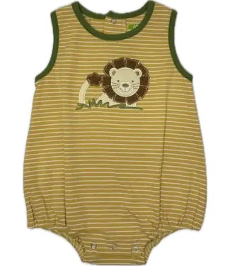 Be Mine Lions Boy Romper