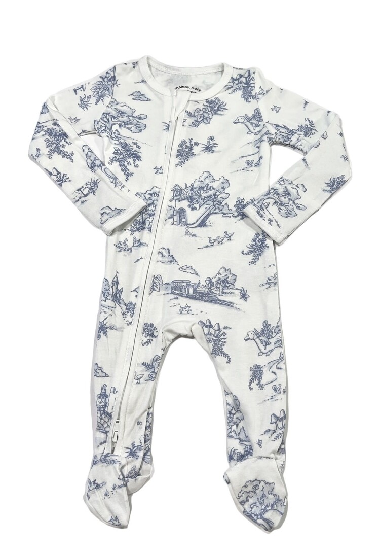 Maison Nola Storyland Footie - Blue
