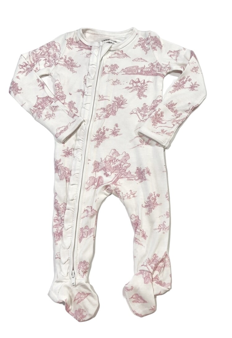 Maison Nola Storyland Footie - Pink