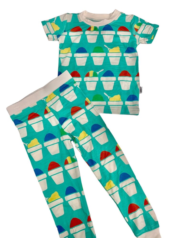 Southern Slumber Blue Snowball 2 Pc Bamboo Set