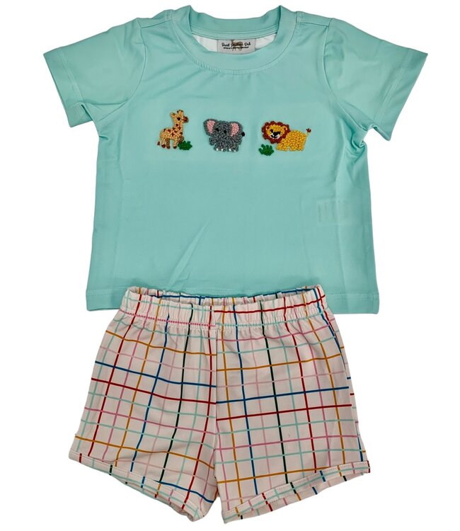 Zoo Adventure Boys Short Set
