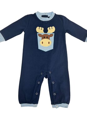 Trotter Street Moose Romper