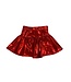 Metallic Gathered Skort
