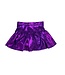 Metallic Gathered Skort