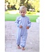 Miller Romper - Steel Blue Stripe