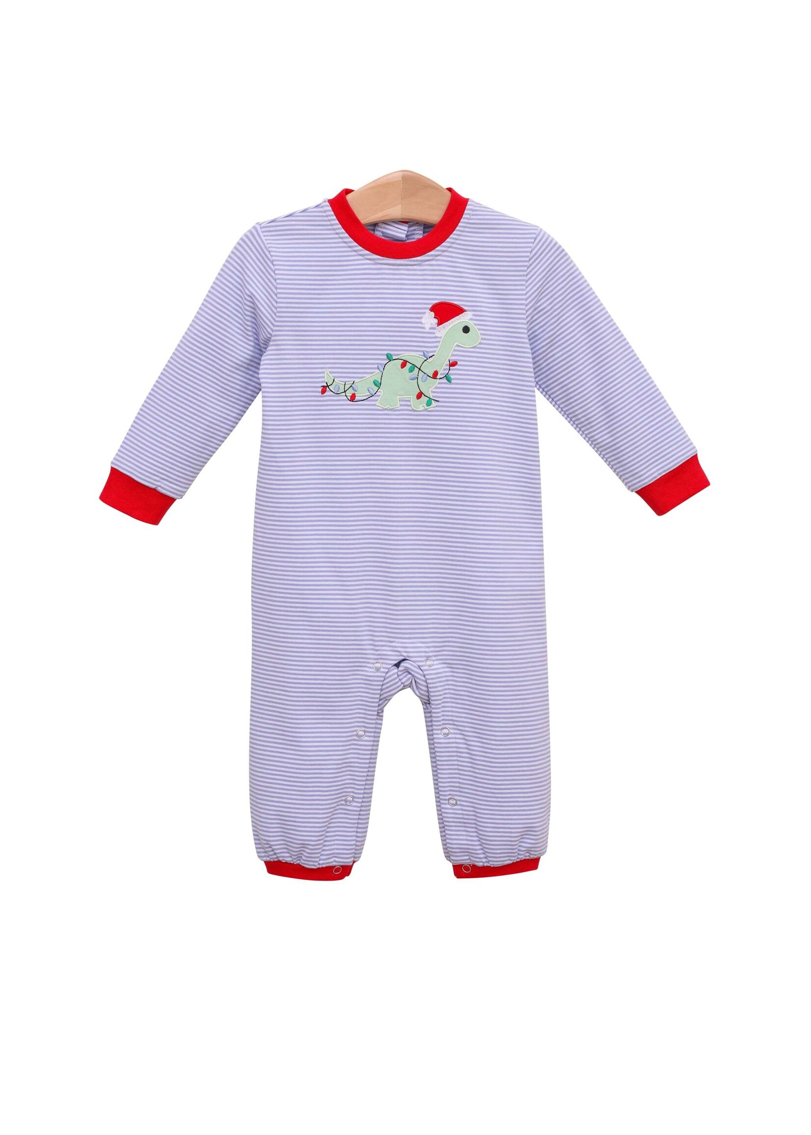 Trotter Street Christmas Dino Romper