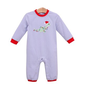 Trotter Street Christmas Dino Romper
