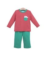 Trotter Street Santa Pocket Pants Set