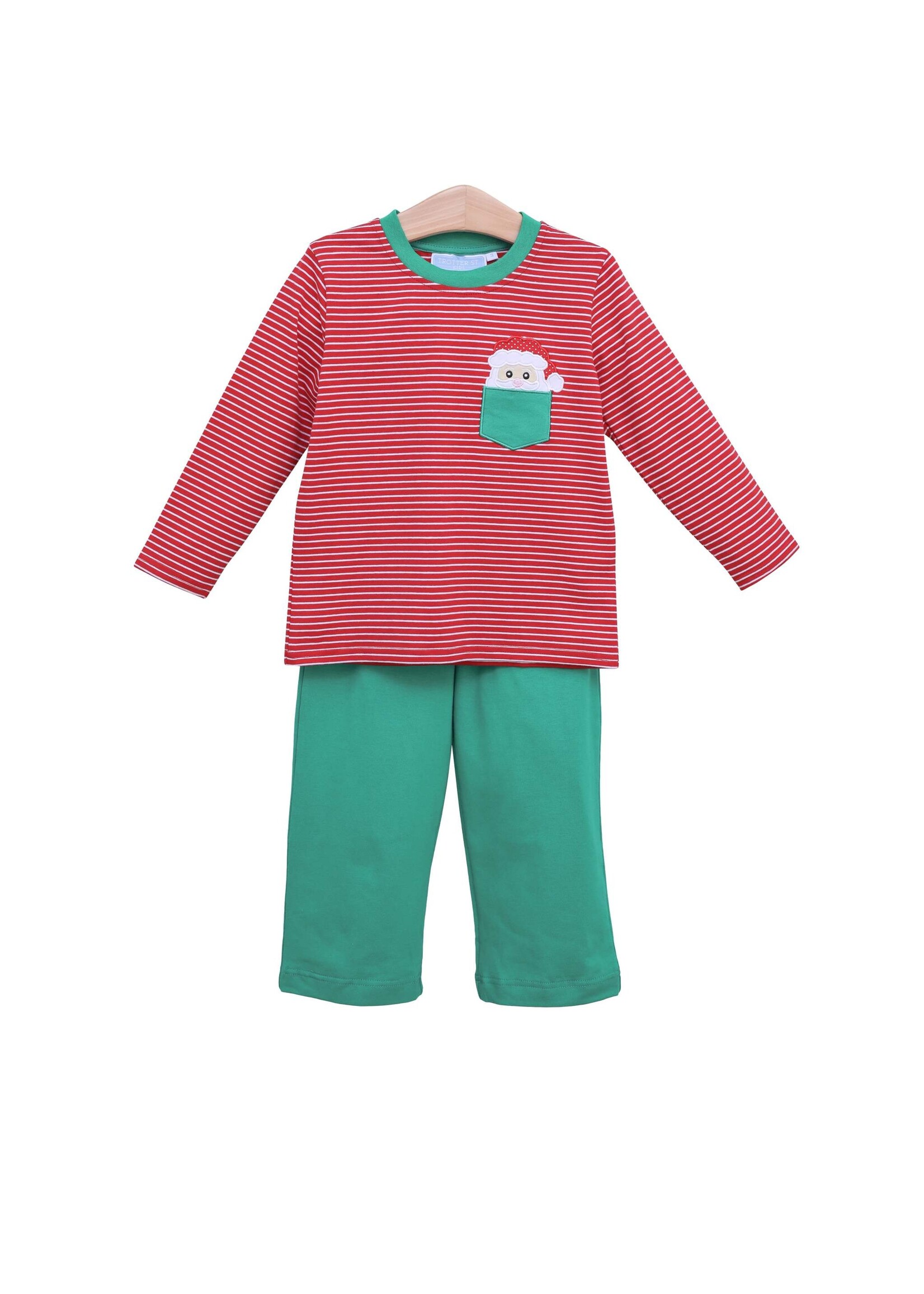 Trotter Street Santa Pocket Pants Set