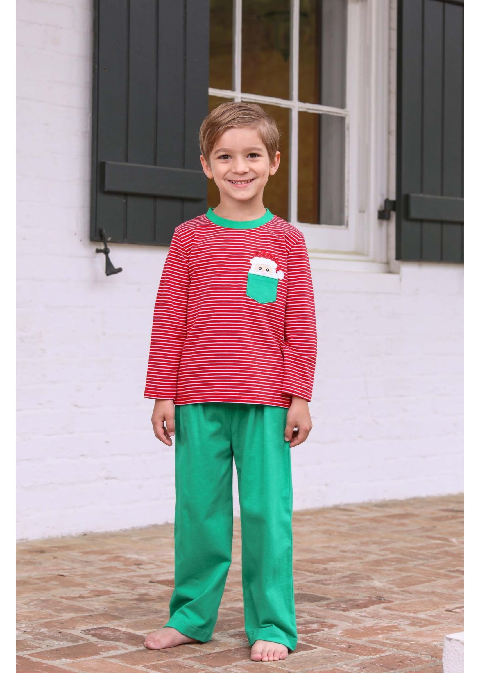 Trotter Street Santa Pocket Pants Set