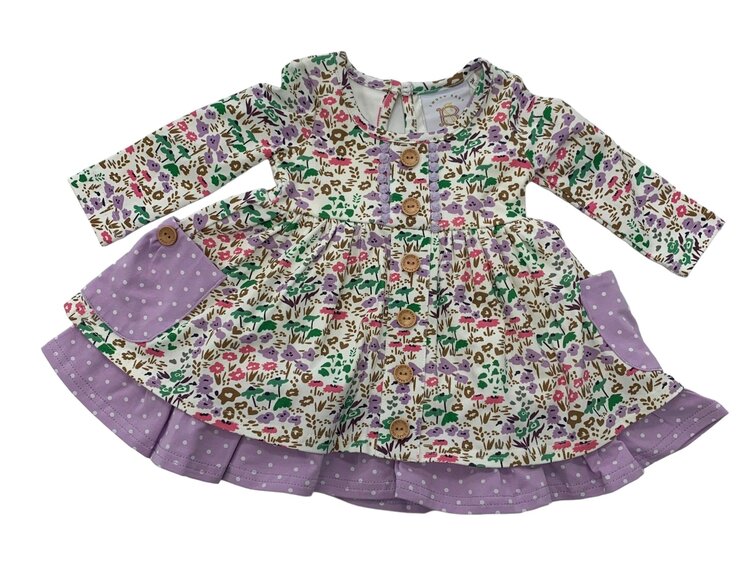 Swoon Baby Floral Prim Pocket Dress