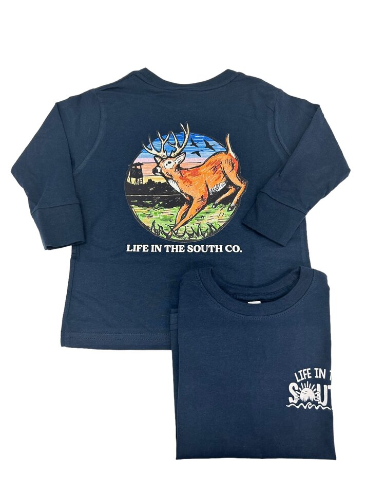Life in the South Jumping Buck Long Sleeve Shirt