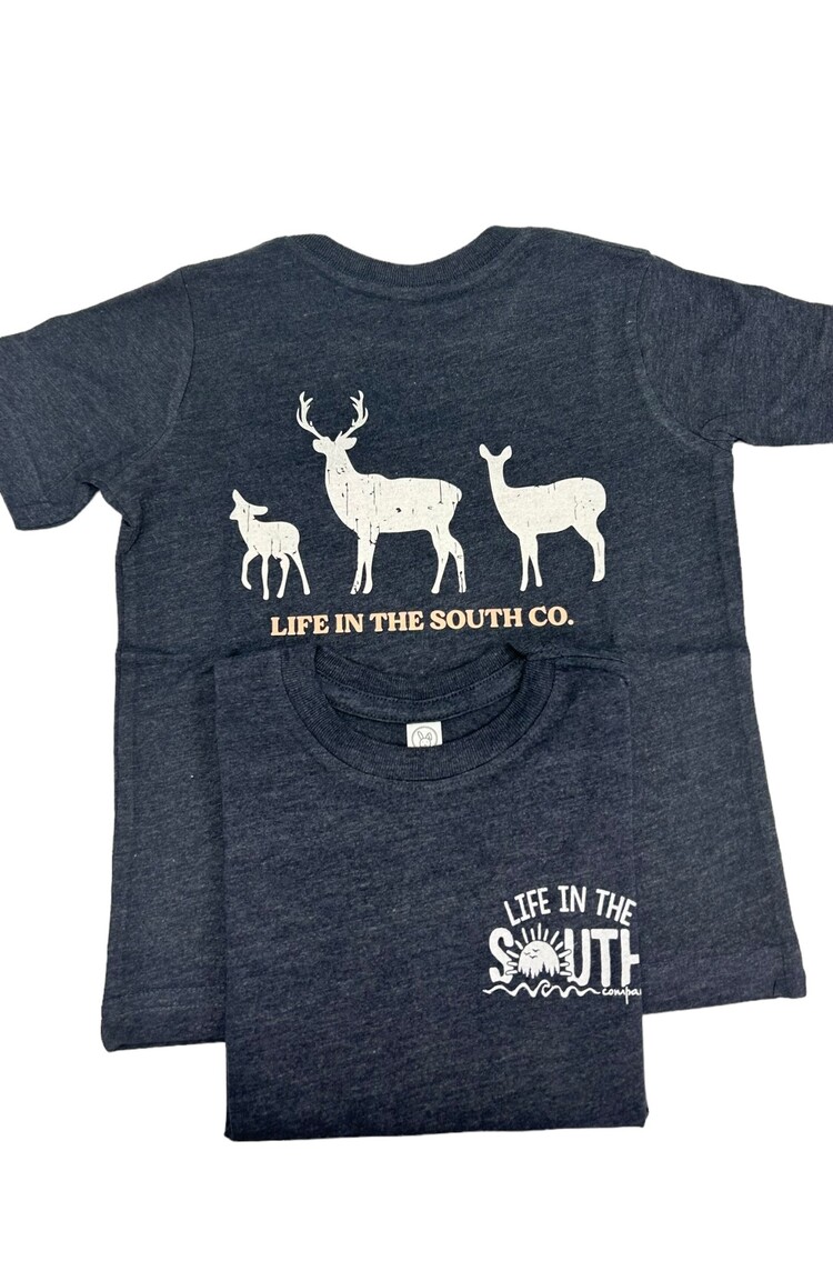 Life in the South Three Deer Short Sleeve Shirt