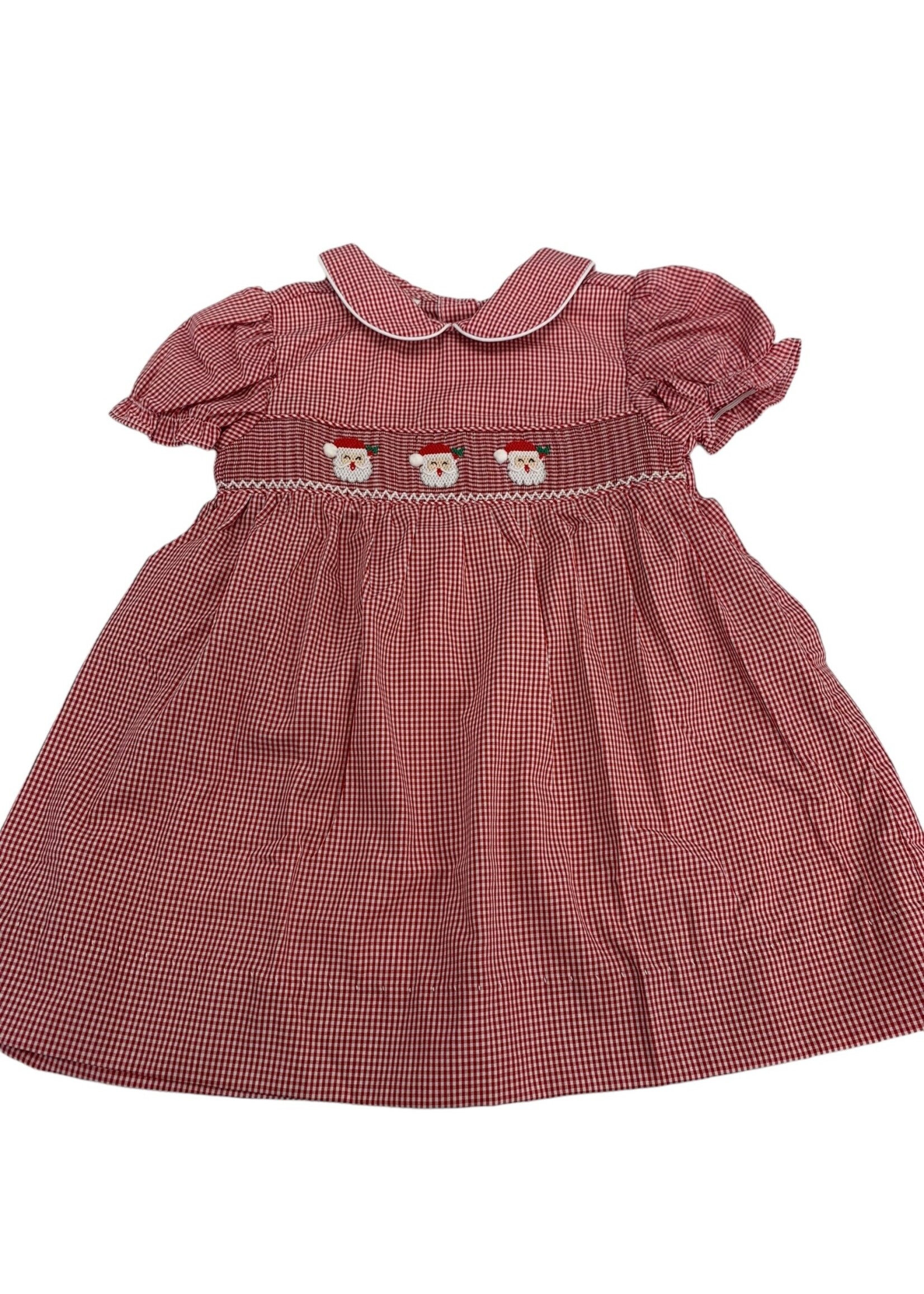 Baby Blessings Little Claus Red Gingham Brooklyn Dress