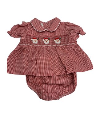 Baby Blessings Little Claus Red Gingham Brooklyn Set