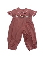 Baby Blessings Little Claus Red Gingham Caleb Romper