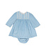 Brie Blue Corduroy Dress/Bloomer Set