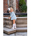 Brie Blue Corduroy Dress/Bloomer Set