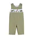 Green Dinosaur Smocked Longall