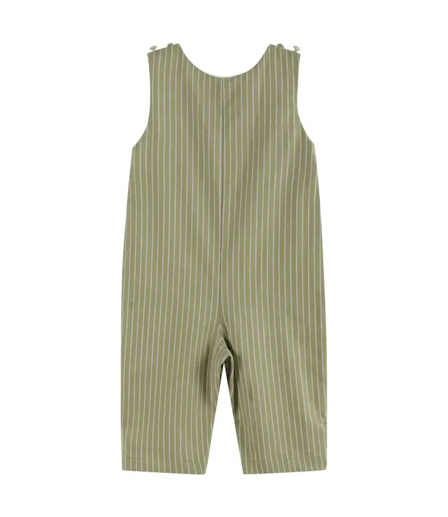 Green Dinosaur Smocked Longall