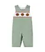 Sage Green Turkey Smocked Overall