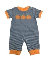 Three Sisters Pumpkin Applique Boys Romper