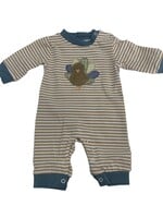 Three Sisters Turkey Applique Boys Romper