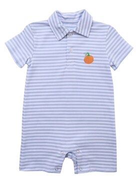 Itsy Bitsy Pumpkin Polo Romper