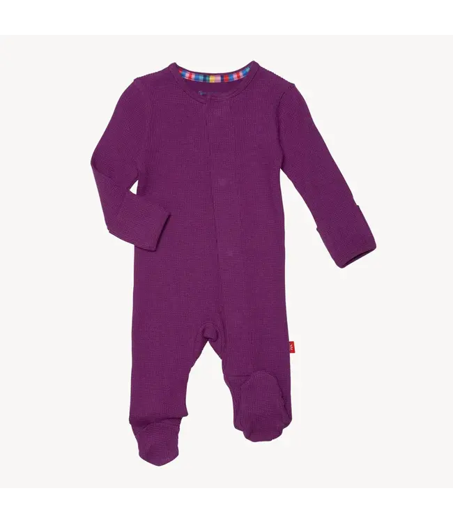 Elderberry Ruffle Footie