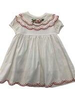 The Oaks Collette - White Holly Wreath Dress