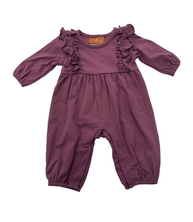 Madison Romper - Plum