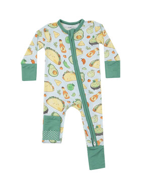 Angel Dear Happy Tacos 2 Way Zipper Romper