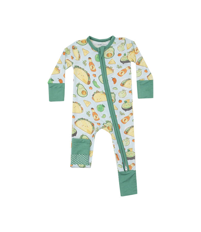Happy Tacos 2 Way Zipper Romper