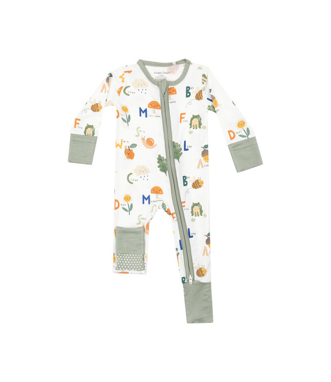 Nature ABC's Zipper Romper