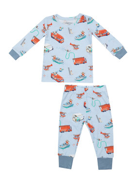 Angel Dear Rescue Vehicle Dogs L/S Loungewear