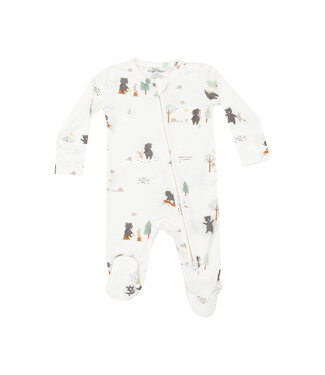 Angel Dear Bear and Bunny Adventures Zipper Footie