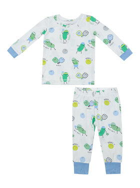 Angel Dear Pickleball Blue L/S Loungewear Set