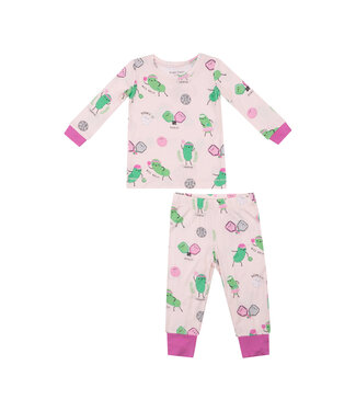 Angel Dear Pickleball Pink L/S Loungewear Set