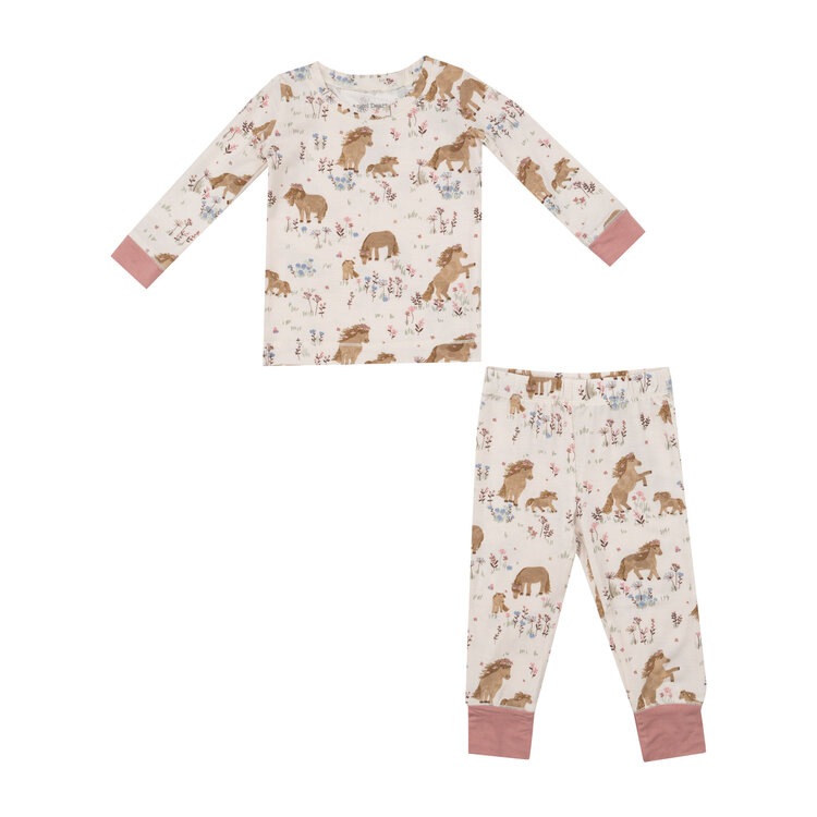 Angel Dear Pretty Ponies L/S Loungewear Set