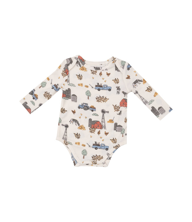 Hay Farmer Blue Bodysuit