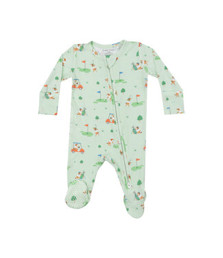 Angel Dear Golf Club Pups 2 Way Zipper Footie