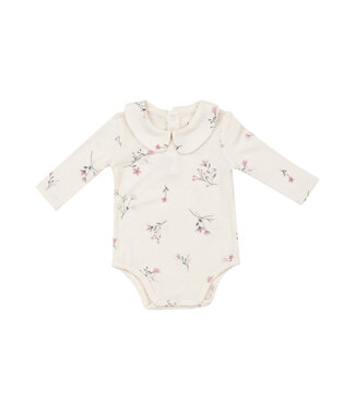 Angel Dear Ribbed Wispy Floral Bodysuit
